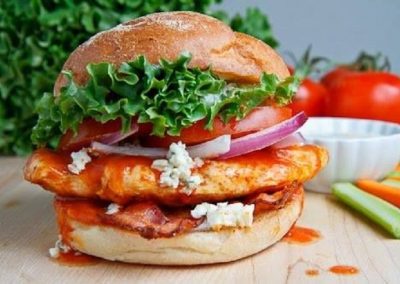 Buffalo Chicken Club Sandwich