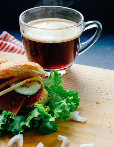 Coffee and Sandwich